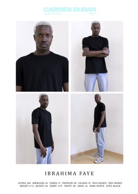 IBRAHIMA FAYE. Carmen Duran Model Agency.