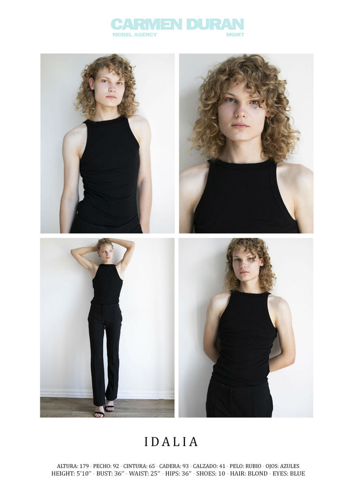 IDALIA. Carmen Duran Model Agency.