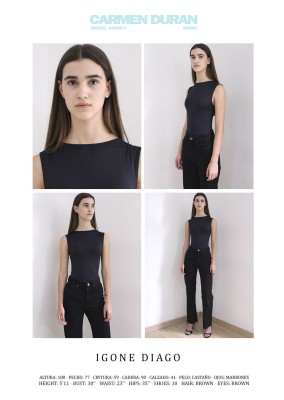 IGONE DIAGO. Carmen Duran Model Agency.