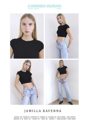 JAMILLA RAVENNA . Carmen Duran Model Agency.