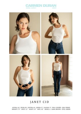 JANET CID. Carmen Duran Model Agency.