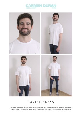 JAVIER ALEZA. Carmen Duran Model Agency.