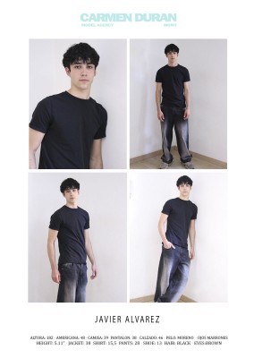 JAVIER ALVAREZ. Carmen Duran Model Agency.