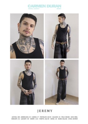 JEREMY. Carmen Duran Model Agency.