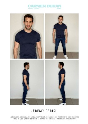JEREMY PARISI. Carmen Duran Model Agency.