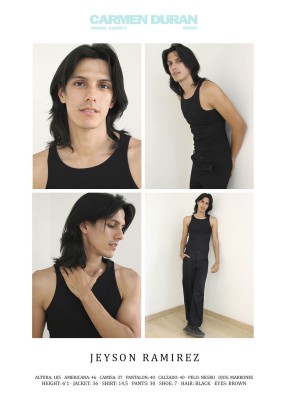 JEYSON RAMIREZ. Carmen Duran Model Agency.