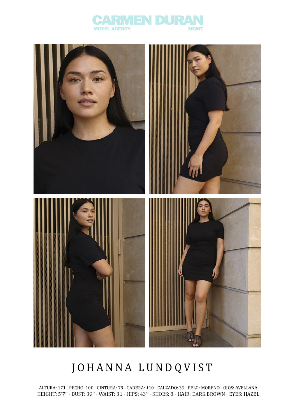 JOHANNA LUNDQVIST. Carmen Duran Model Agency.