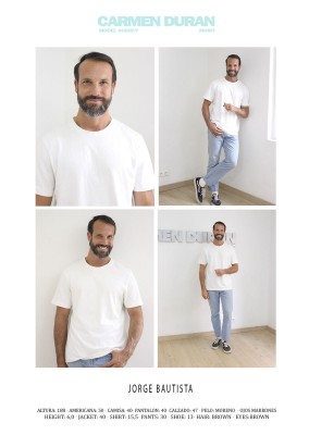 JORGE BAUTISTA. Carmen Duran Model Agency.