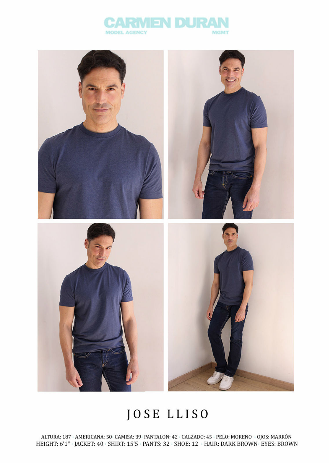 LLISO. Carmen Duran Model Agency.