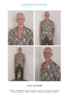 JOSEP RICARD CABANES. Carmen Duran Model Agency.