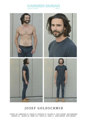 JOSEF GOLDSCHMID. Carmen Duran Model Agency.
