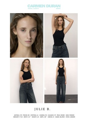 JULIE B.. Carmen Duran Model Agency.
