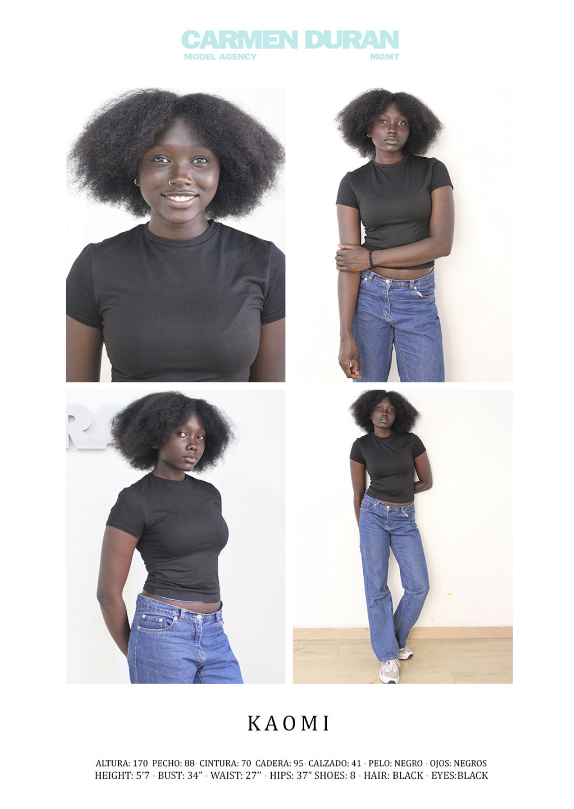 KAOMI. Carmen Duran Model Agency.