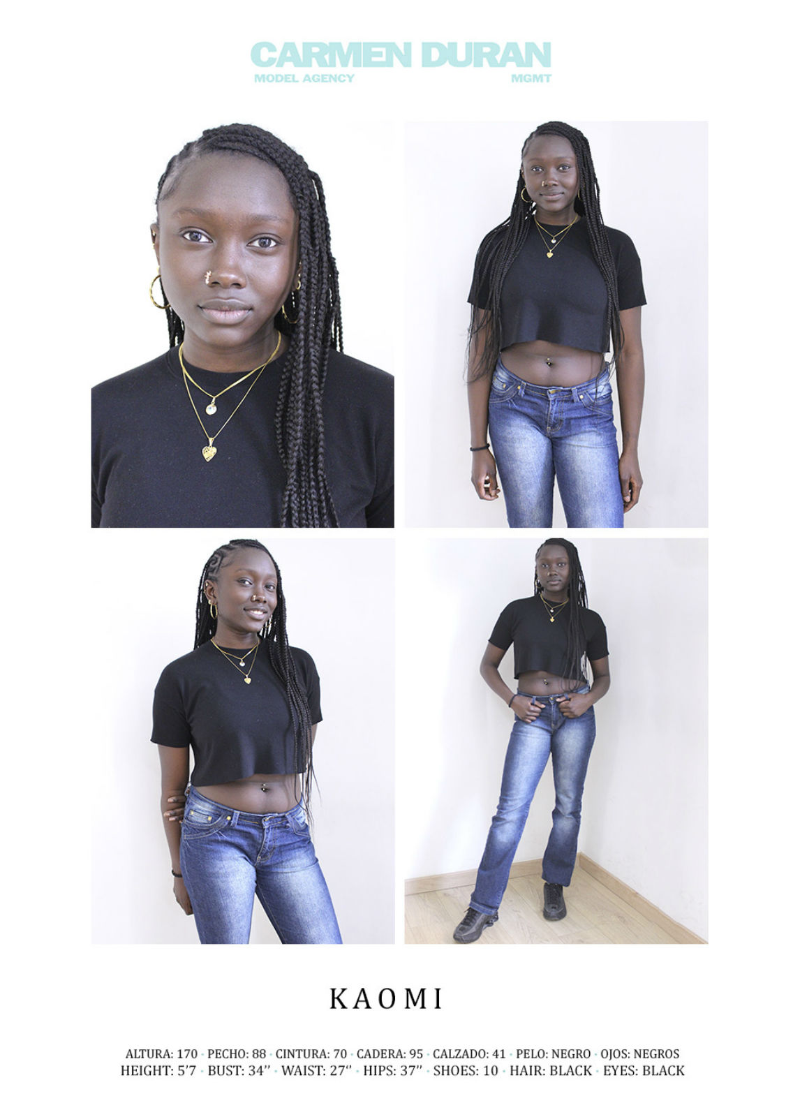 KAOMI. Carmen Duran Model Agency.