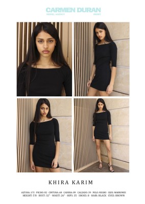 KHIRA KARIM. Carmen Duran Model Agency.