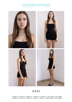 KRISTINA SALO. Carmen Duran Model Agency.