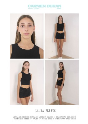 LAURA FERRUS. Carmen Duran Model Agency.