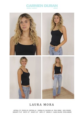 LAURA MORA. Carmen Duran Model Agency.