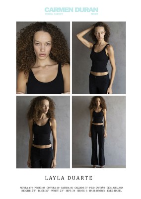 LAYLA DUARTE. Carmen Duran Model Agency.
