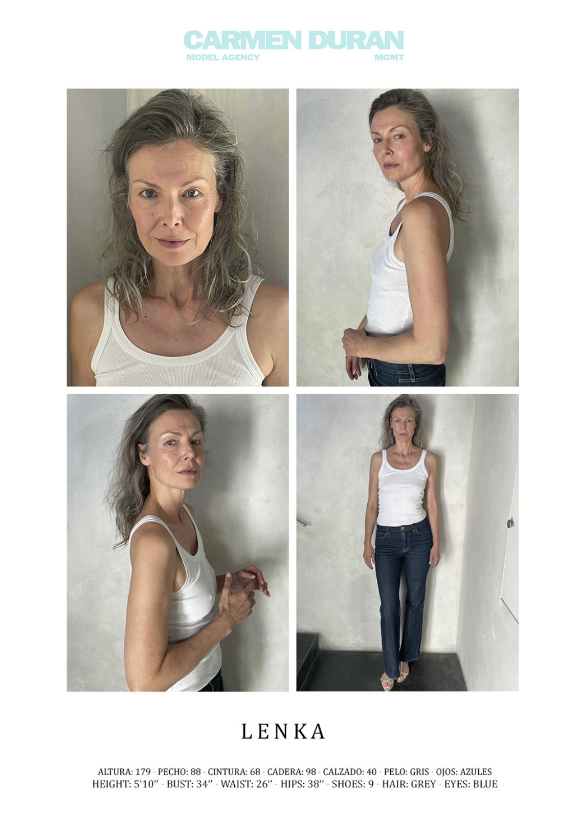 LENKA. Carmen Duran Model Agency.