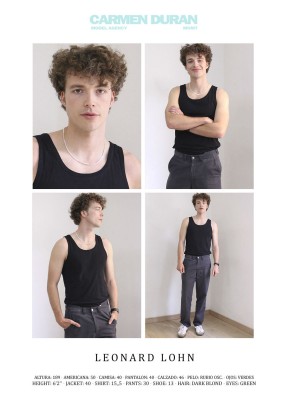 LEONARD LOHN . Carmen Duran Model Agency.