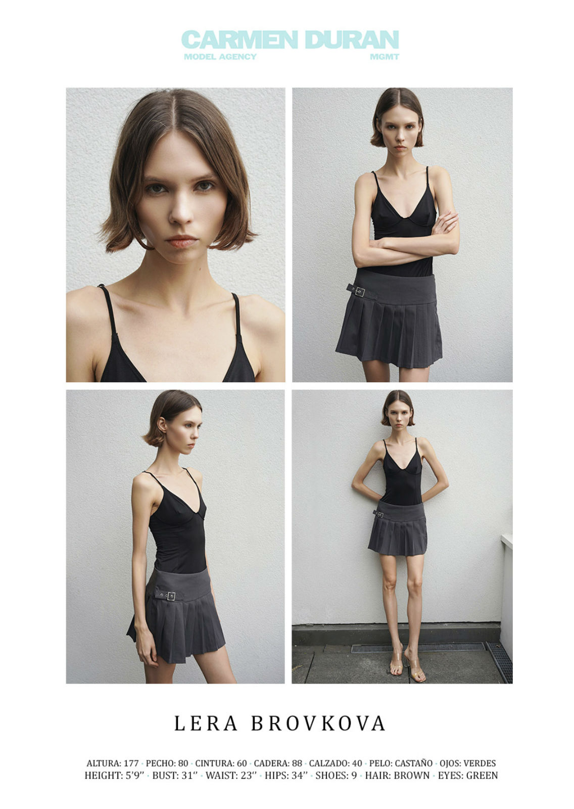 LERA BROVKOVA. Carmen Duran Model Agency.