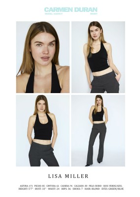 LISA MILLER. Carmen Duran Model Agency.