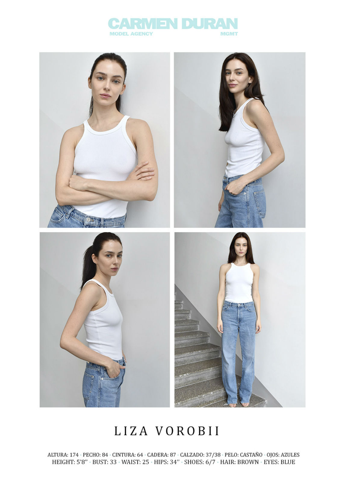 LIZA VOROBII. Carmen Duran Model Agency.