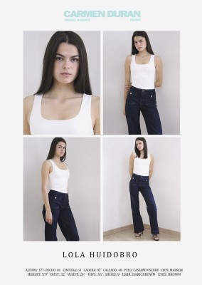 LOLA HUIDOBRO. Carmen Duran Model Agency.