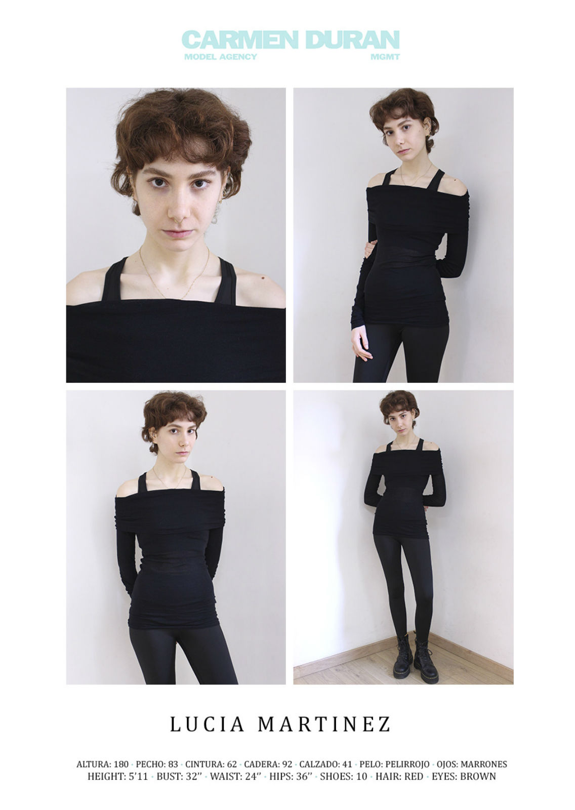 LUCIA MARTINEZ. Carmen Duran Model Agency.