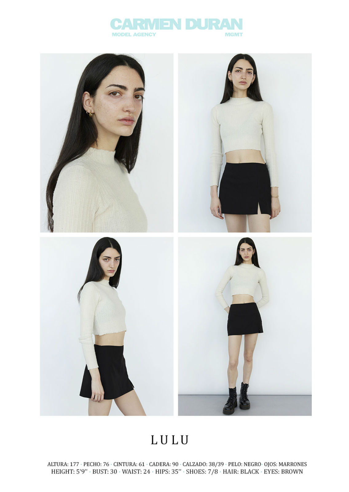 LULU. Carmen Duran Model Agency.