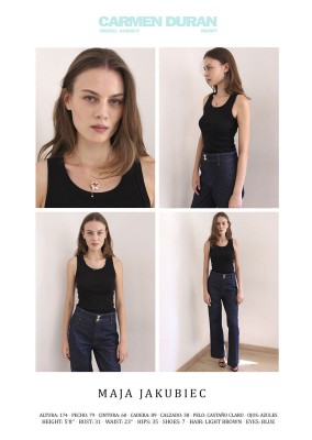 MAJA JAKUBIEC. Carmen Duran Model Agency.