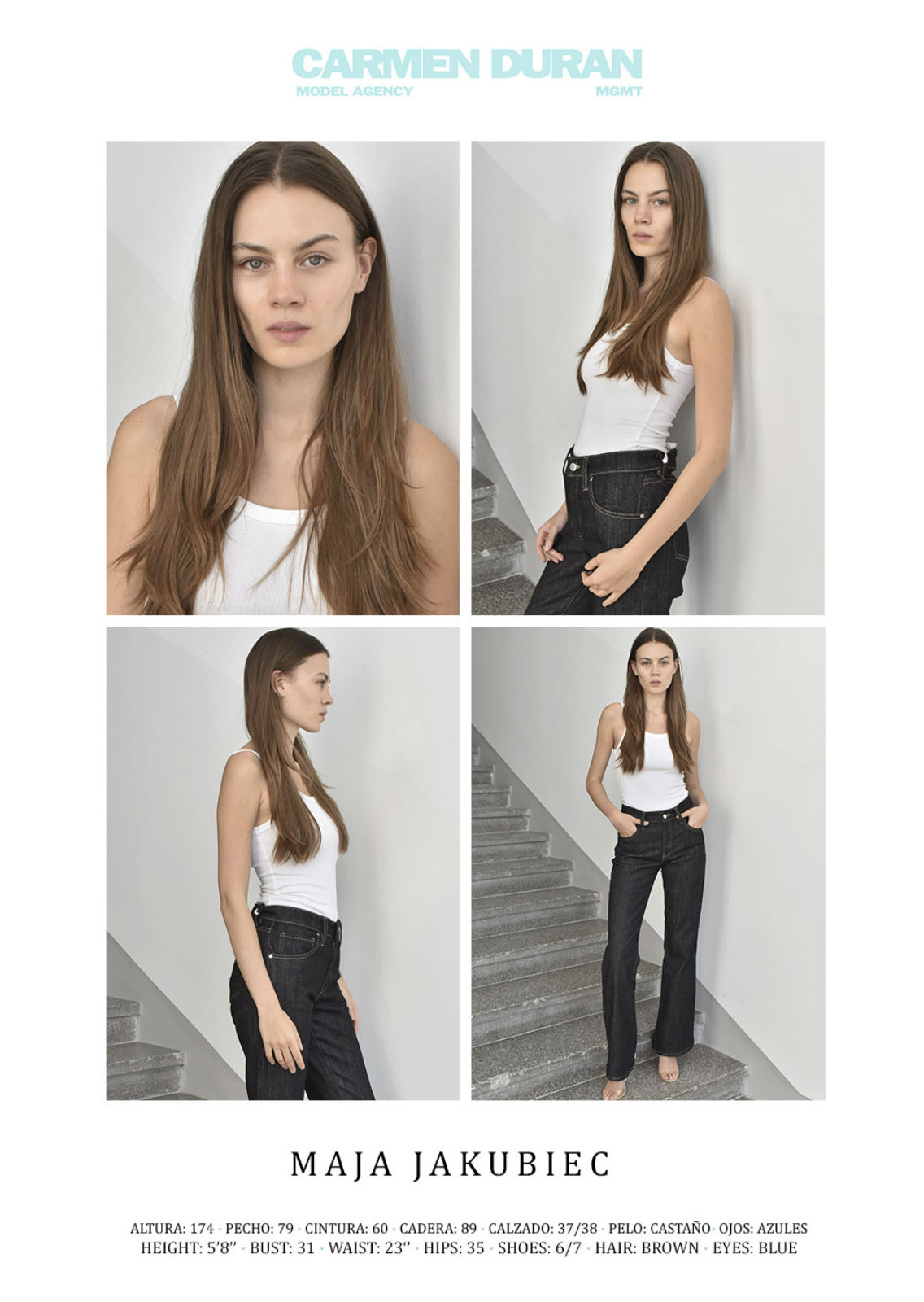 MAJA JAKUBIEC. Carmen Duran Model Agency.