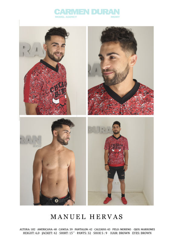 MANUEL HERVAS. Carmen Duran Model Agency.