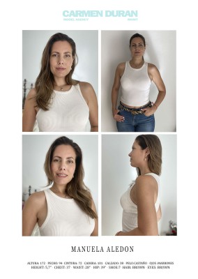 MANUELA ALEDON. Carmen Duran Model Agency.