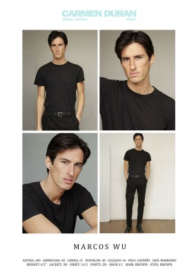 MARCOS WU. Carmen Duran Model Agency.