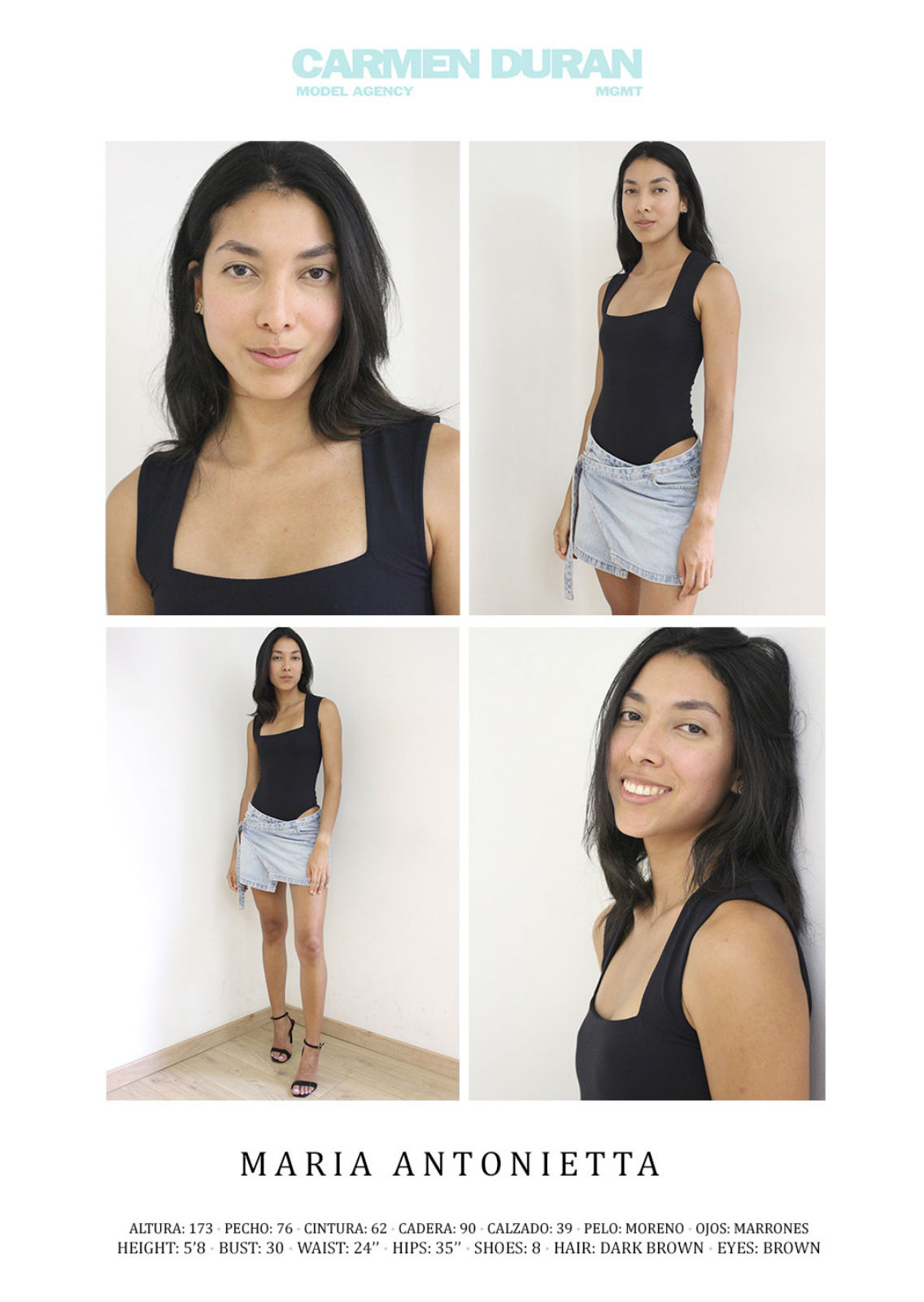 MARIA ANTONIETTA . Carmen Duran Model Agency.