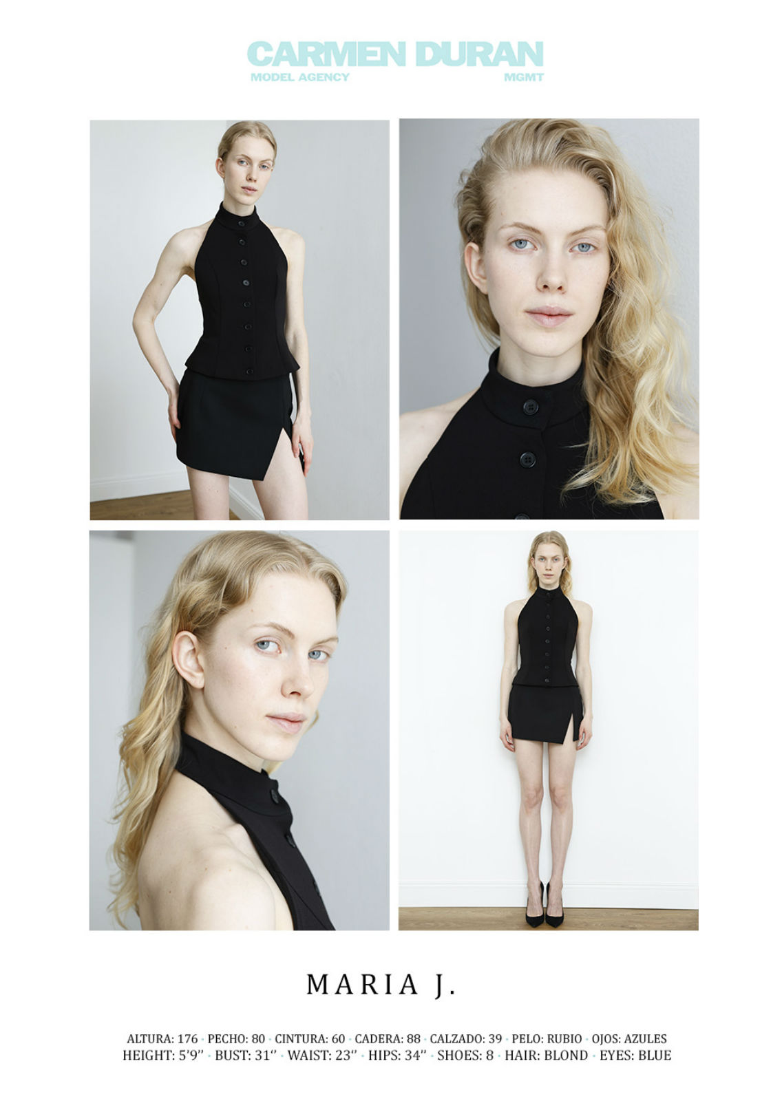 MARIA J. . Carmen Duran Model Agency.