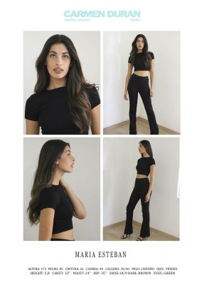 MARIA ESTEBAN. Carmen Duran Model Agency.