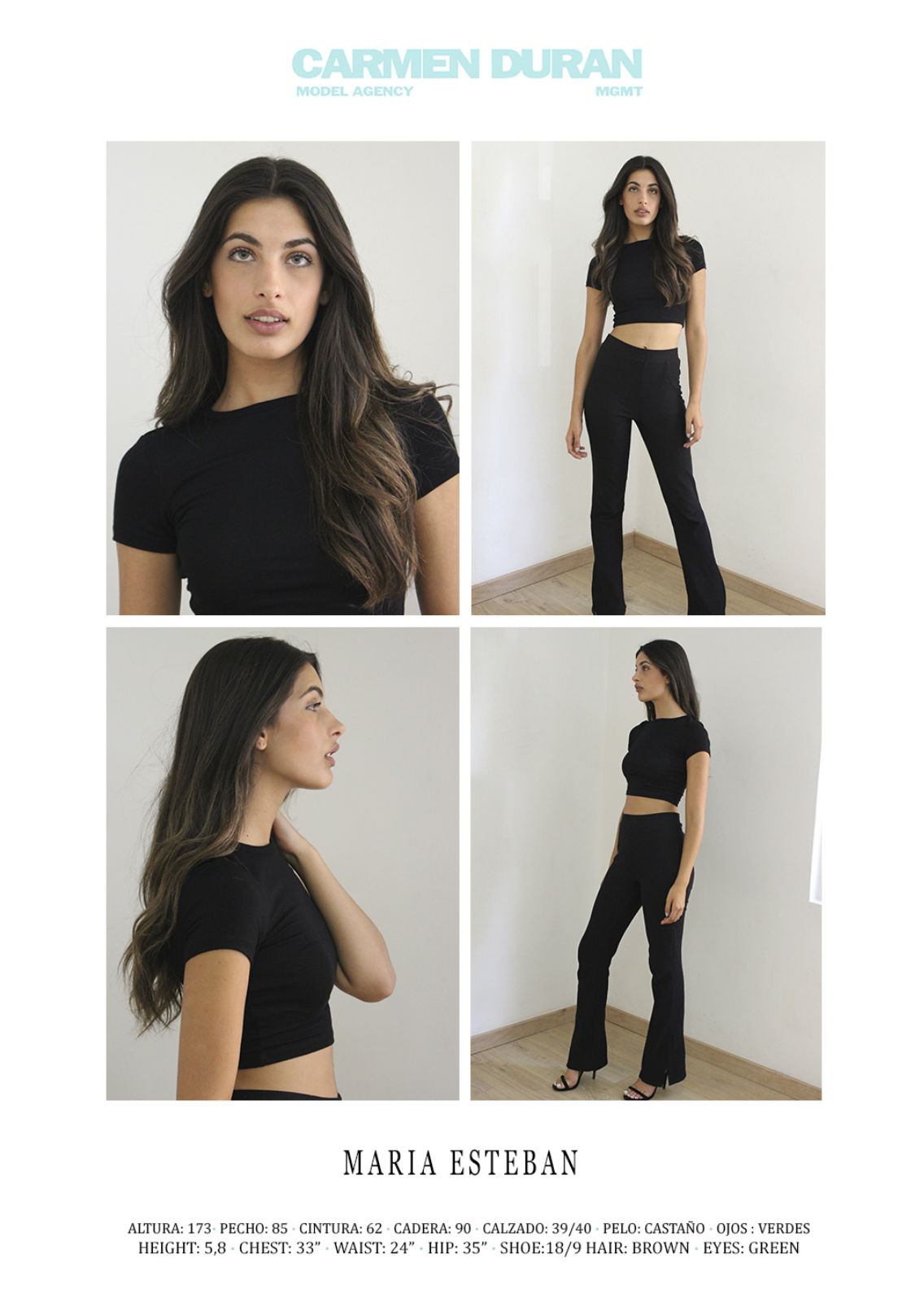 MARIA ESTEBAN. Carmen Duran Model Agency.
