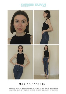 MARINA SANCHEZ. Carmen Duran Model Agency.
