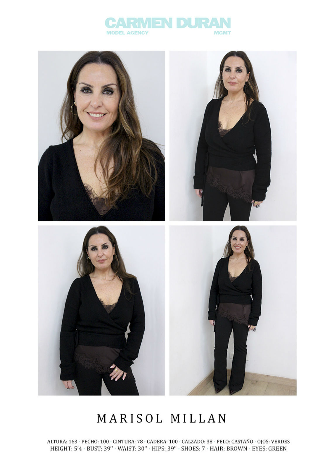 MARISOL MILLAN. Carmen Duran Model Agency.