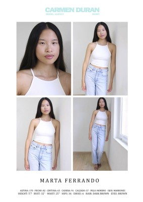 MARTA FERRANDO. Carmen Duran Model Agency.