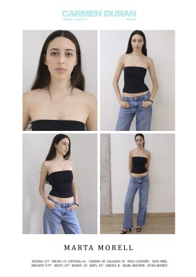 MARTA MORELL. Carmen Duran Model Agency.