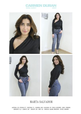 MARTA SALVADOR. Carmen Duran Model Agency.