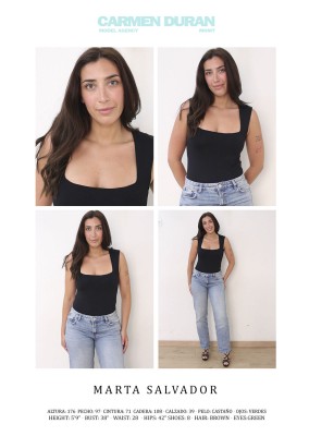 MARTA SALVADOR. Carmen Duran Model Agency.