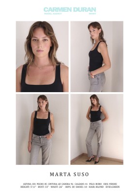 MARTA SUSO. Carmen Duran Model Agency.