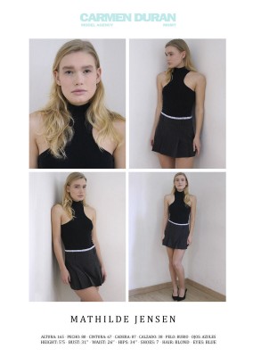 MATHILDE JENSEN. Carmen Duran Model Agency.