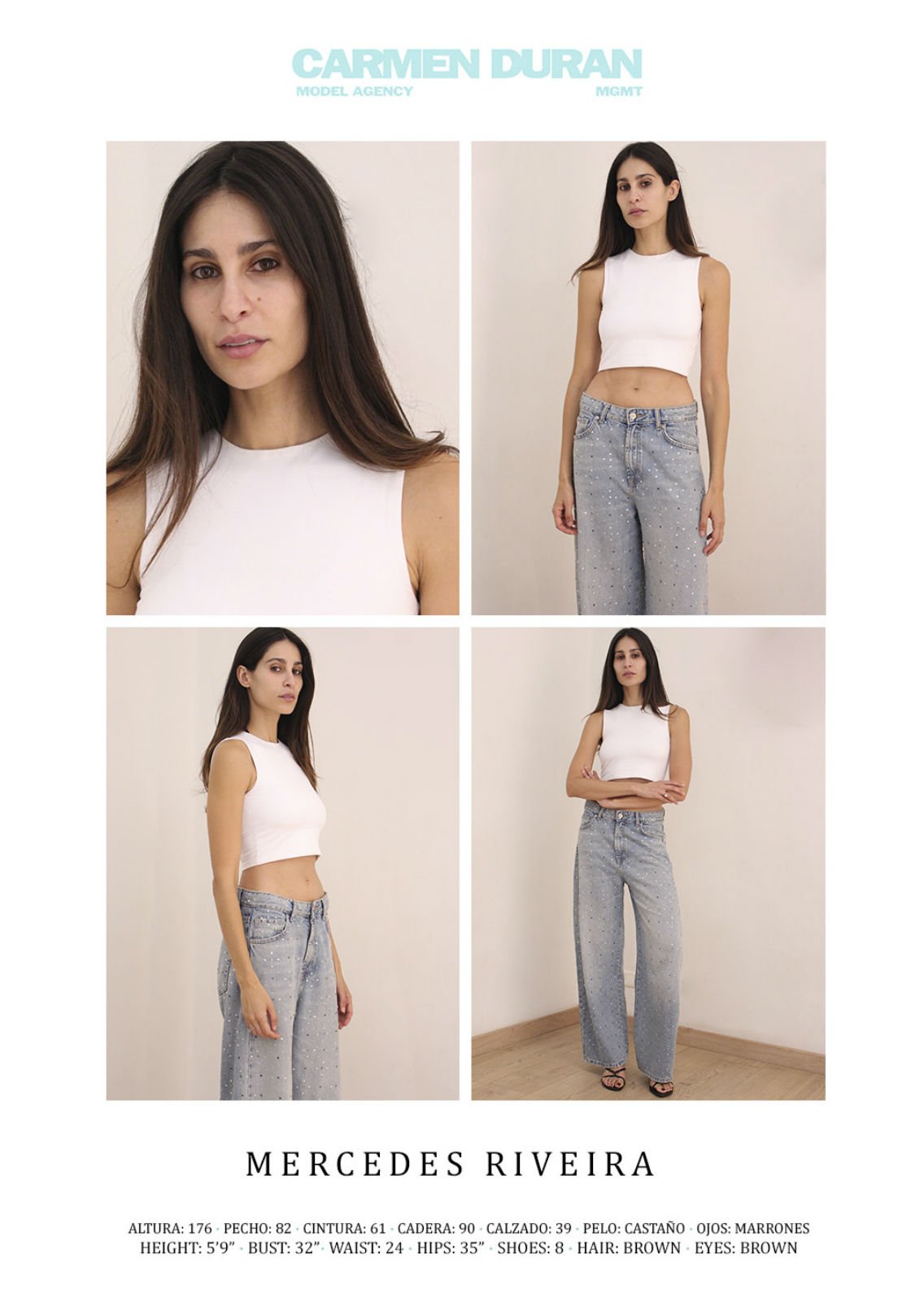 MERCEDES RIVEIRA. Carmen Duran Model Agency.