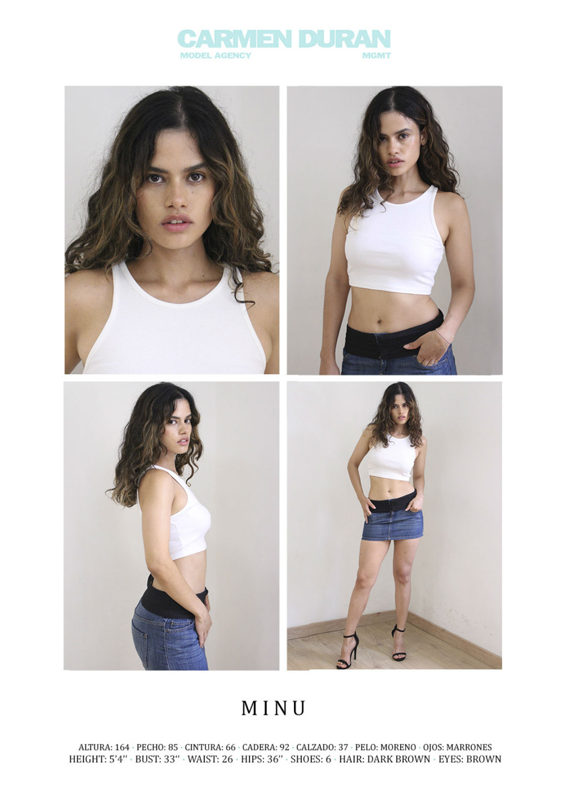 MINU. Carmen Duran Model Agency.